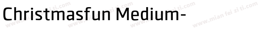 Christmasfun Medium字体转换